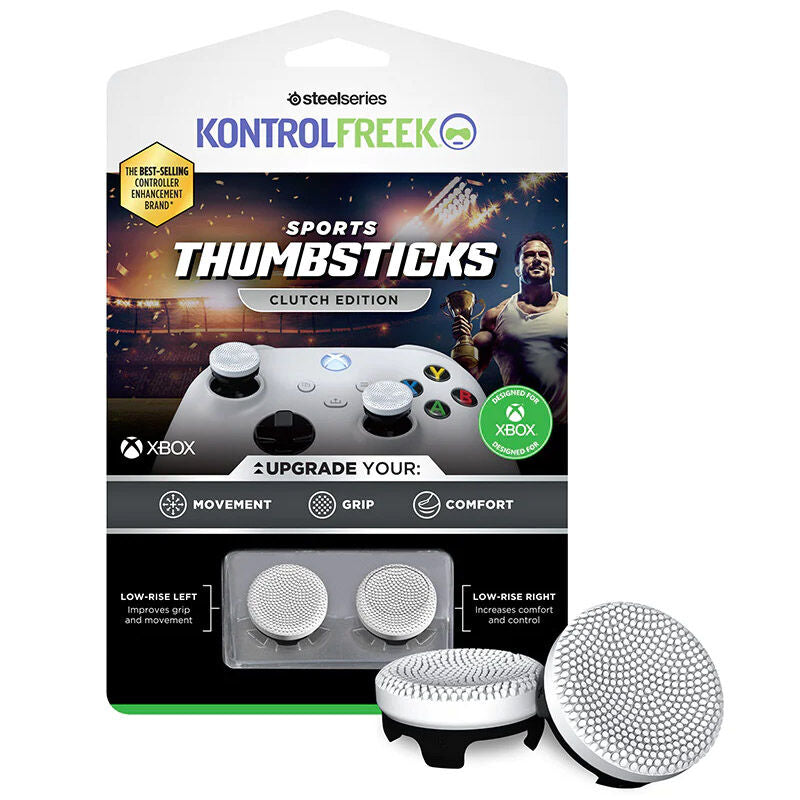 SteelSeries KontrolFreek Clutch thumbstick XBX hvit/svart forfra