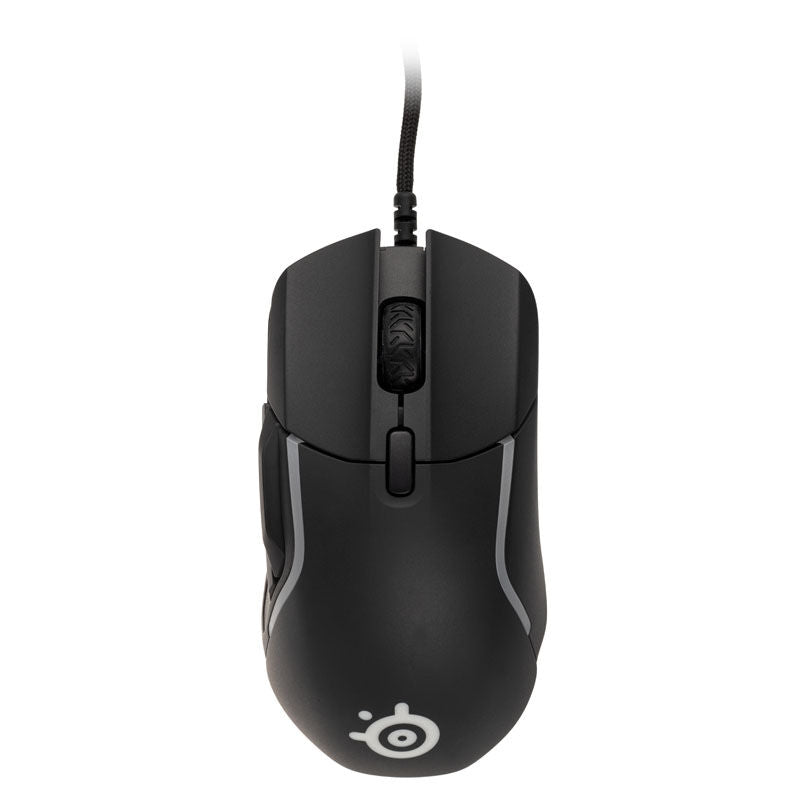 SteelSeries Rival 5 kablet gamingmus 18000 DPI RGB svart bakside