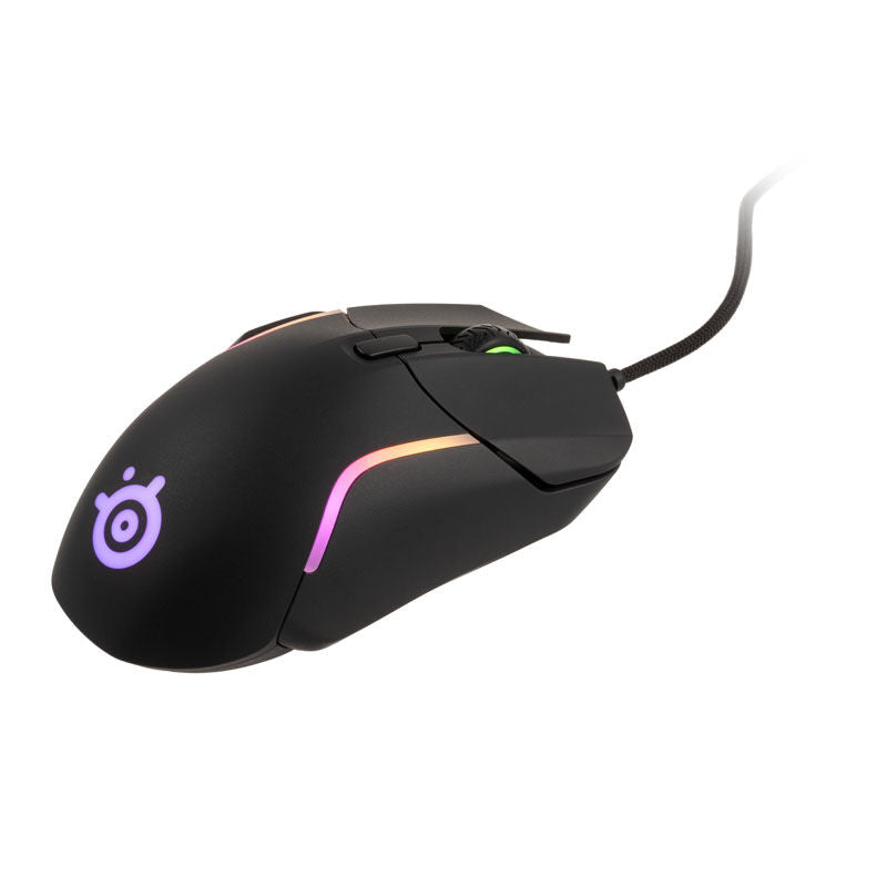 SteelSeries Rival 5 kablet gamingmus 18000 DPI RGB svart sideprofil