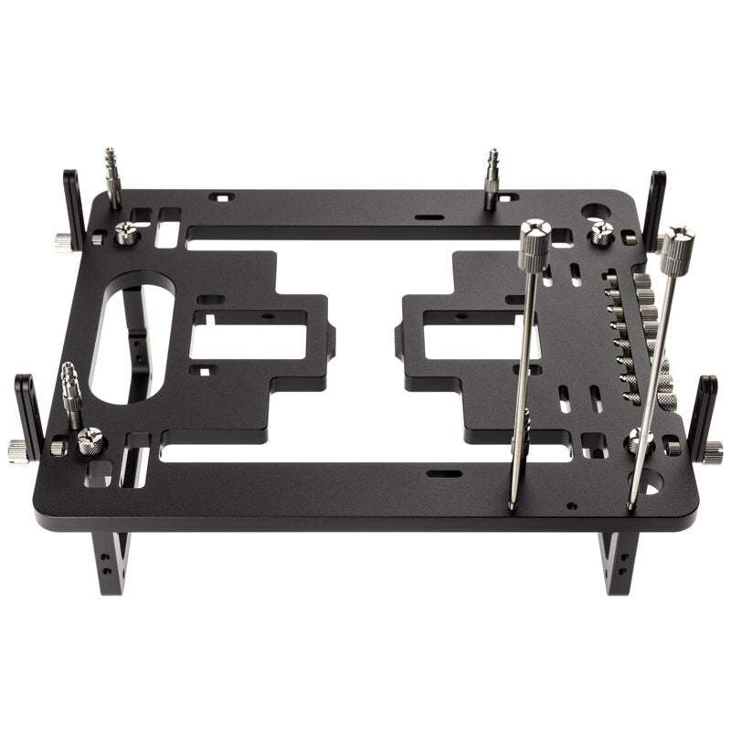 Streacom BC1 Mini V2 benchtable Mini-ITX svart detalj av materiale