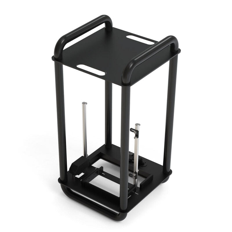 Streacom DA6 Mini-ITX kabinett åpent design svart bakside