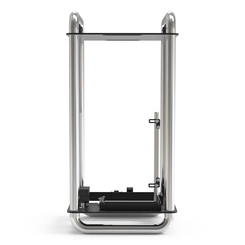 Streacom DA6 Mini-ITX kabinett open frame krom montert med komponenter
