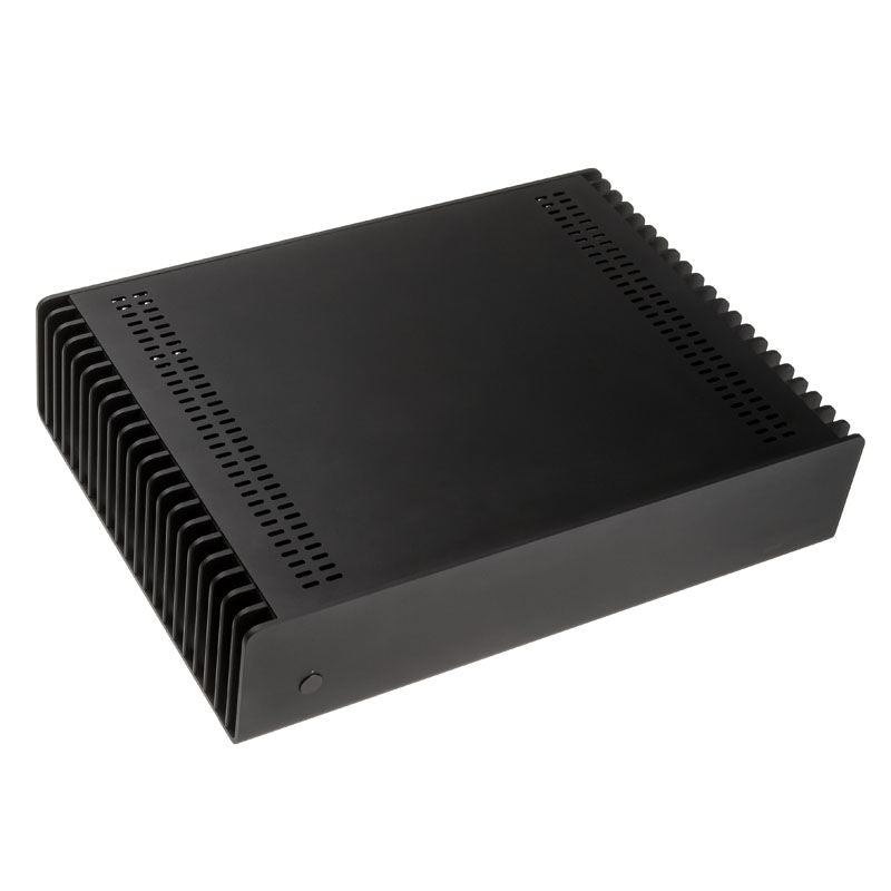 Streacom ST-FC10B Alpha vifteløs HTPC-kabinett aluminium svart sideventilasjon