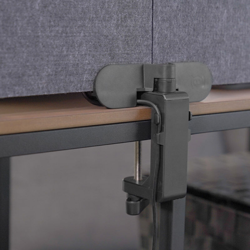Detalj av 3M-teip på Streamplify Acoustic Panel akustikkpanel 6-pakning grå