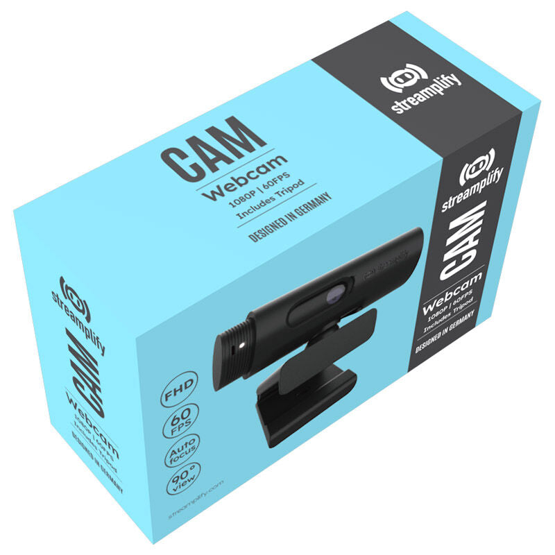 Streamplify CAM webkamera Full HD 60 FPS svart - Streamplify