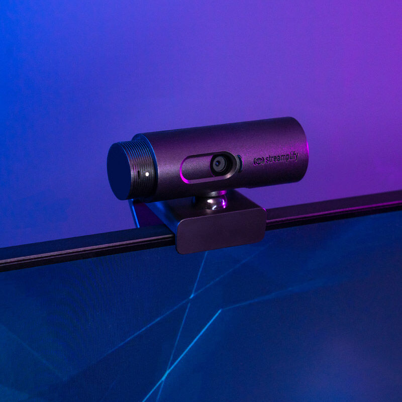 Streamplify CAM webkamera detalj av linse