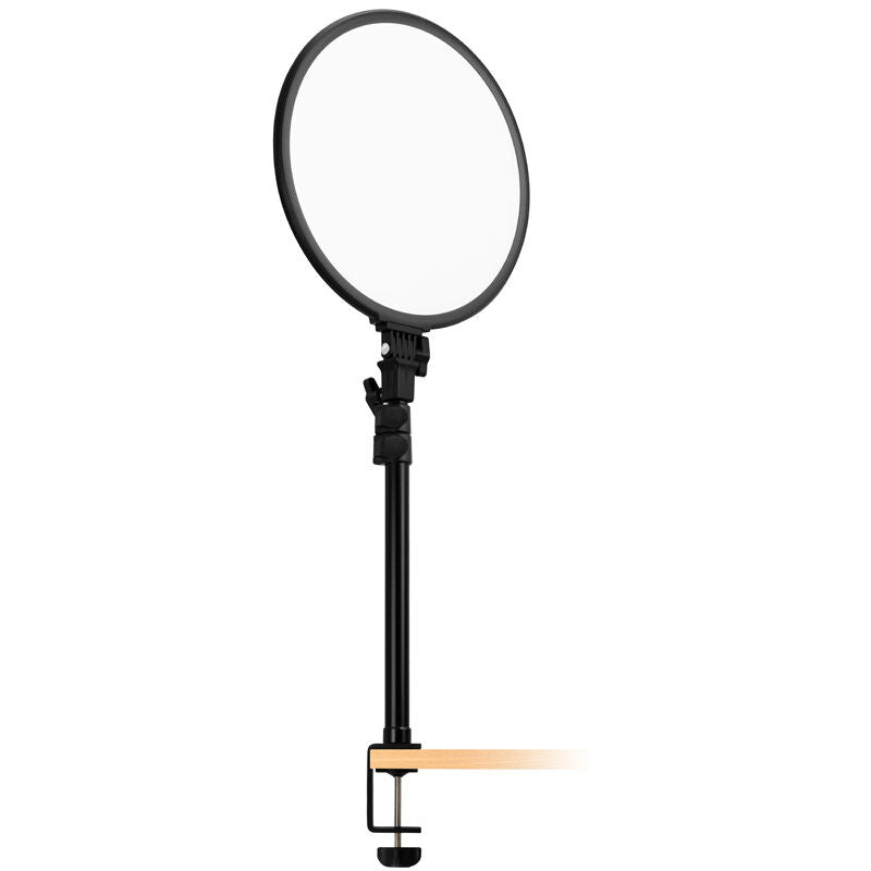 Streamplify GLOW LIGHT 14 softlight ringlys svart forfra
