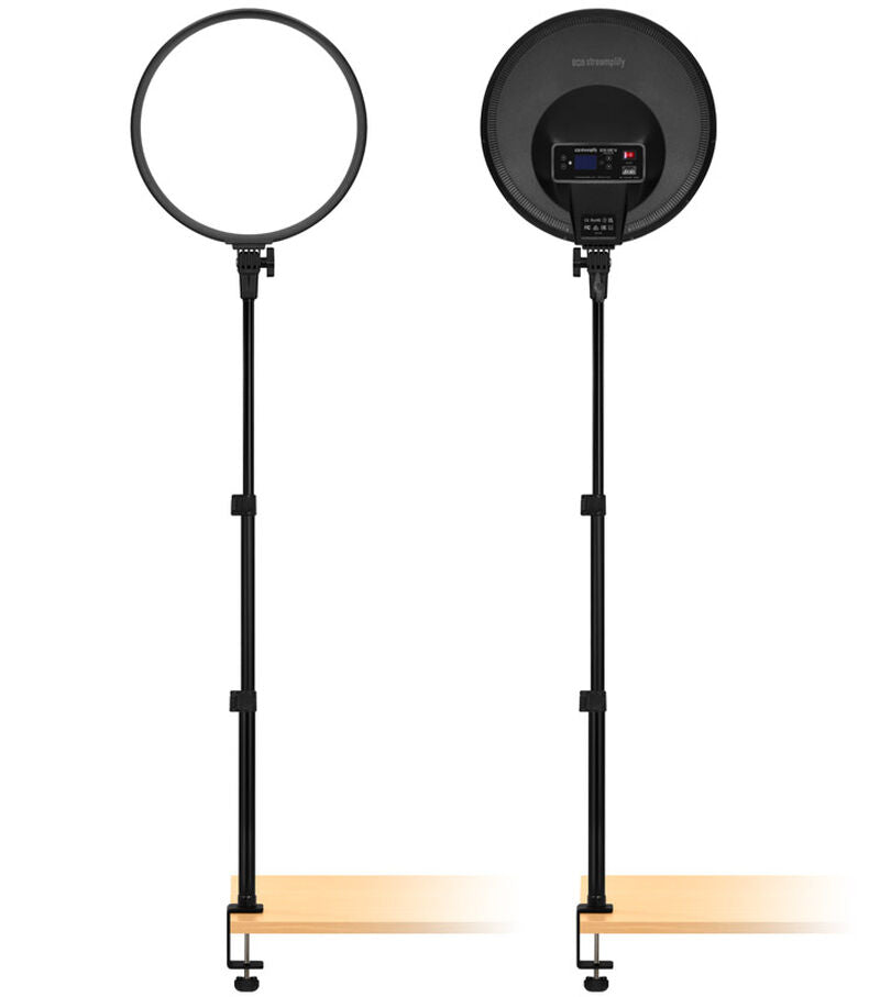 Streamplify GLOW LIGHT 14 softlight ringlys svart bakside