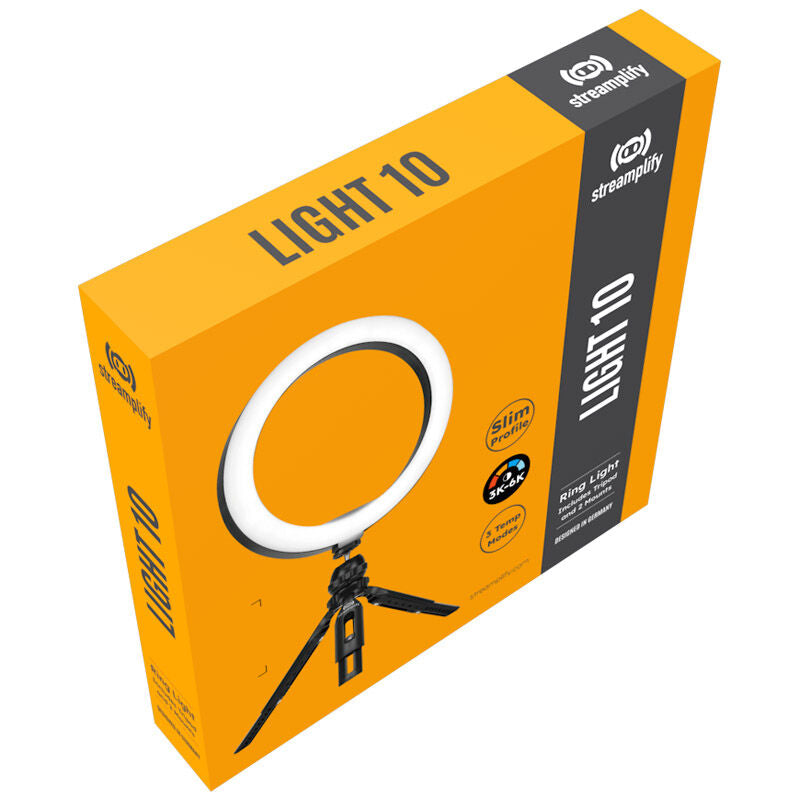 Streamplify Light 10 ringlys i bruk under streaming