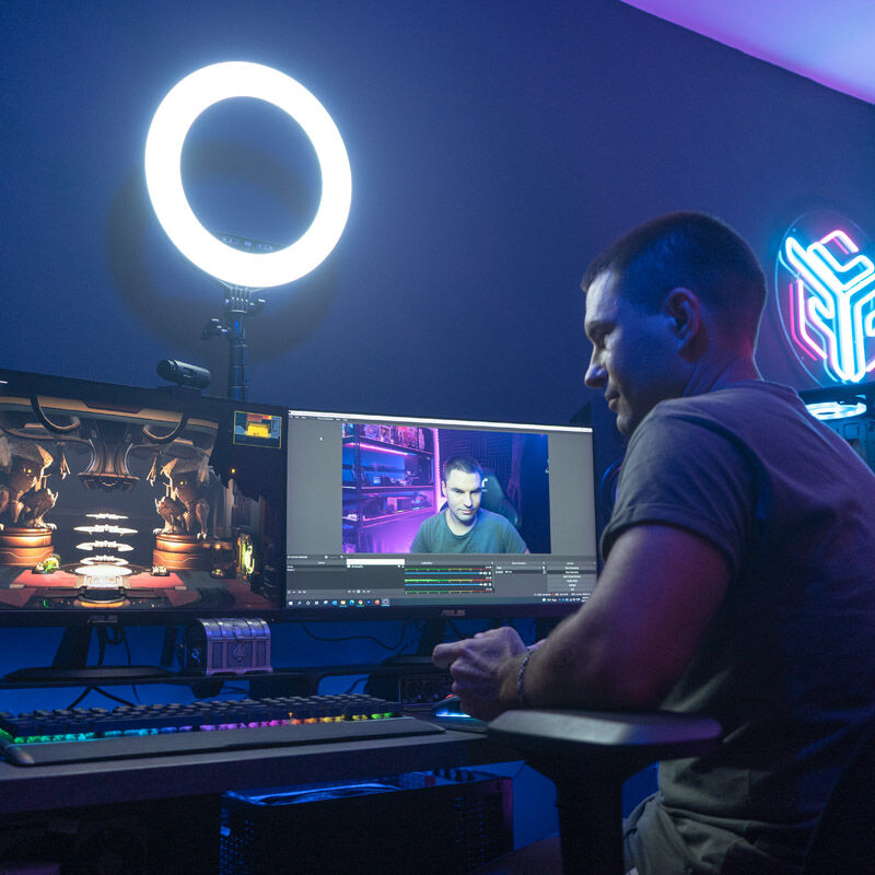 Detaljbilde av Streamplify Light 14 ringlys