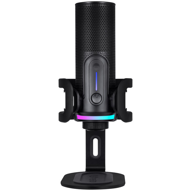 Streamplify MIC PRO kondensatormikrofon USB-C 192 kHz RGB bakside