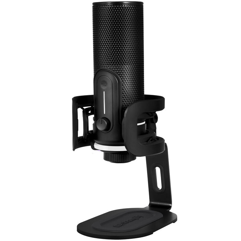 Streamplify MIC PRO kondensatormikrofon USB-C 192 kHz RGB montert på stativ