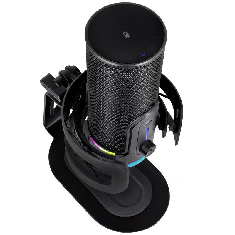 Sideprofil av Streamplify MIC PRO kondensatormikrofon USB-C 192 kHz RGB