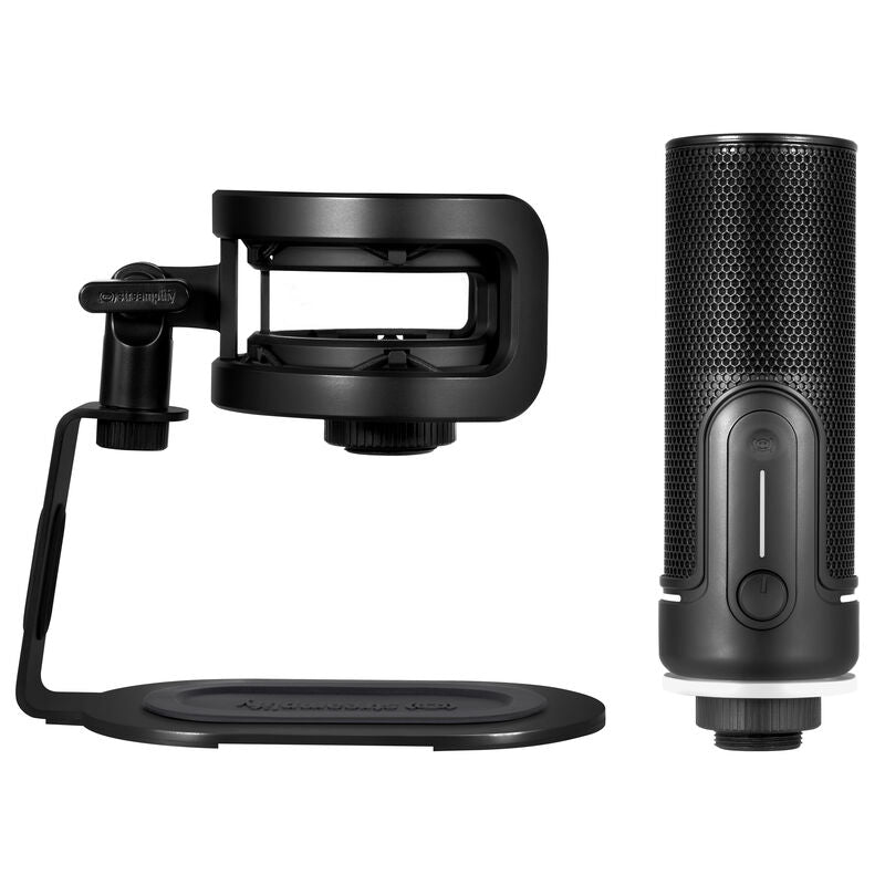 Visning av USB-C tilkobling på Streamplify MIC PRO kondensatormikrofon USB-C 192 kHz RGB