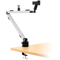 Streamplify MOUNT ARM mikrofonarm med bordklemme hvit forfra