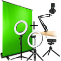 Streamplify Streaming komplett-pakke CAM MIC Light greenscreen forfra