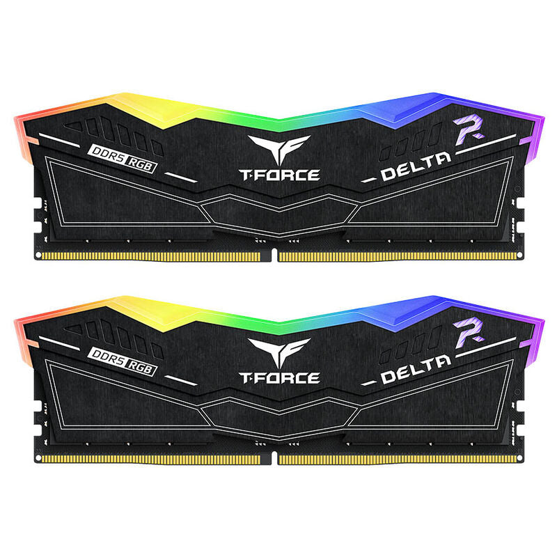 Team Group Delta RGB DDR5-6000 CL30 RAM 32 GB svart bakside