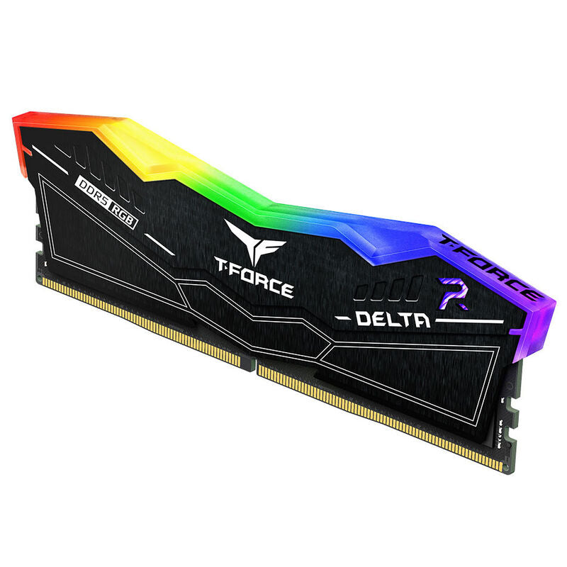 Detalj av Team Group Delta RGB DDR5-6000 CL30 RAM 32 GB svart