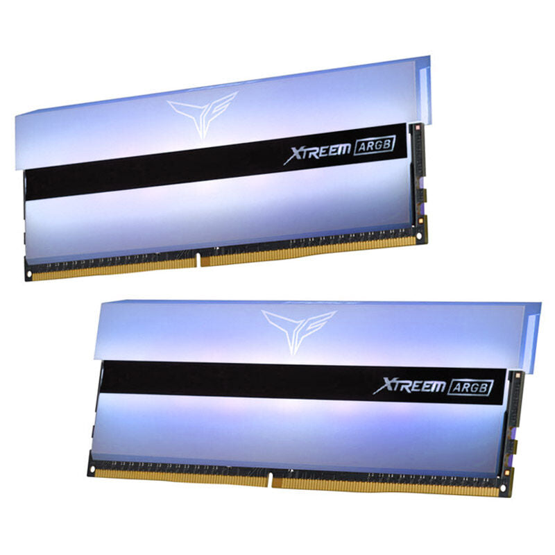 Detaljbilde av Team Group T-Force Xtreem ARGB DDR4-3200 CL14 RAM 16 GB hvit