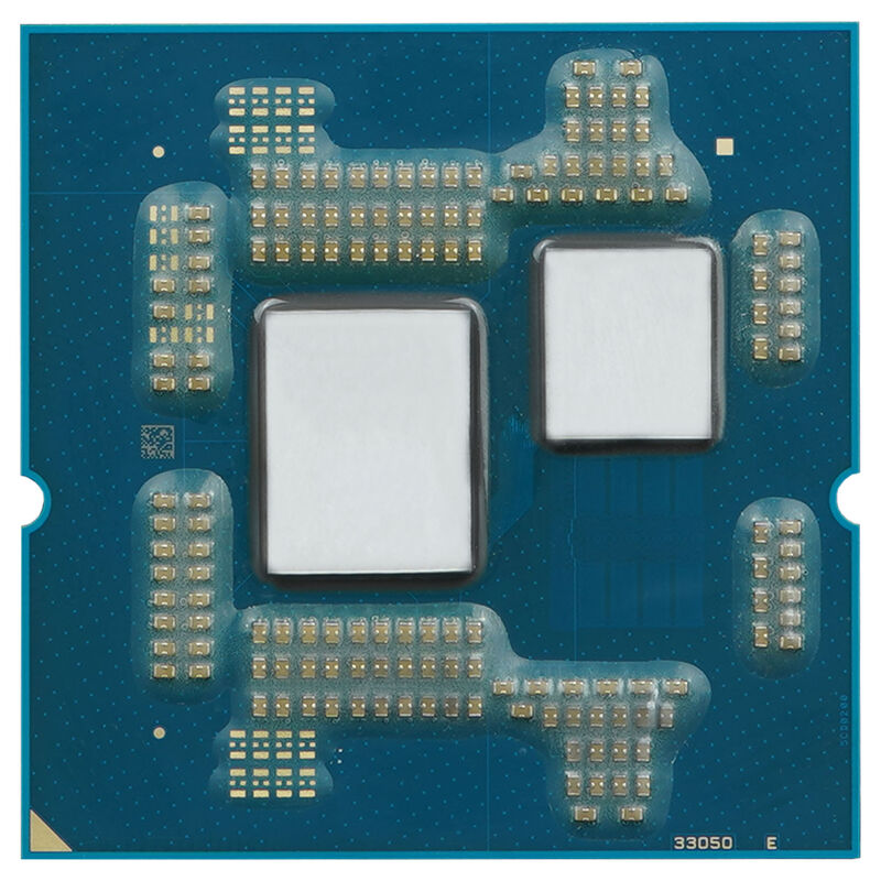 Detaljbilde av Thermal Grizzly Delidded AMD 9800X3D prosessor