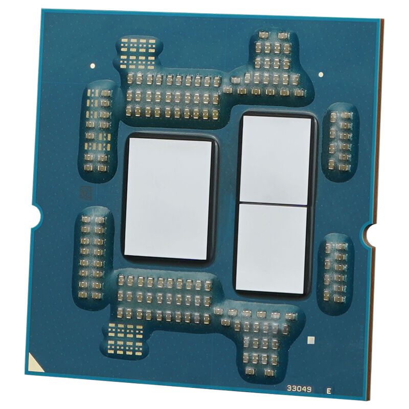 Thermal Grizzly Delidded AMD 9950X3D prosessor bakside