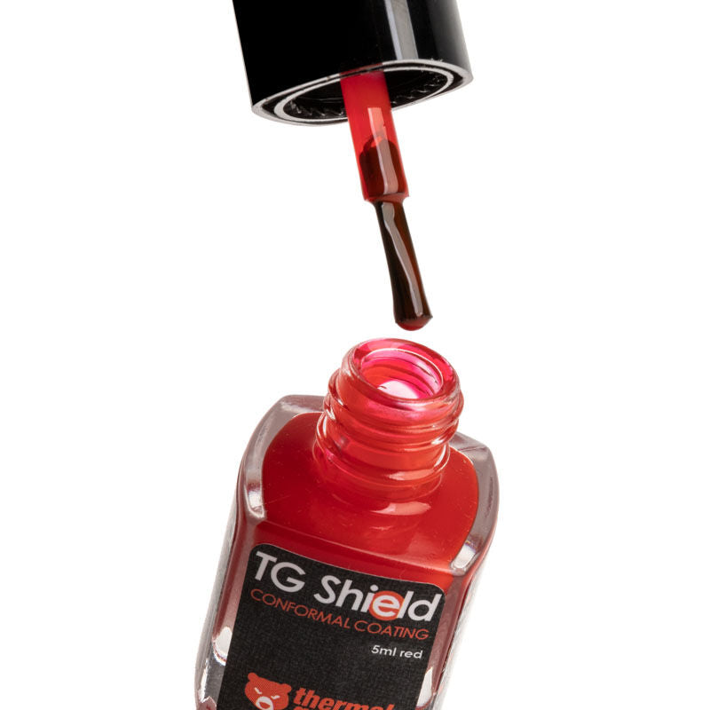 Thermal Grizzly Shield beskyttelseslakk 5 ml penseldetalj