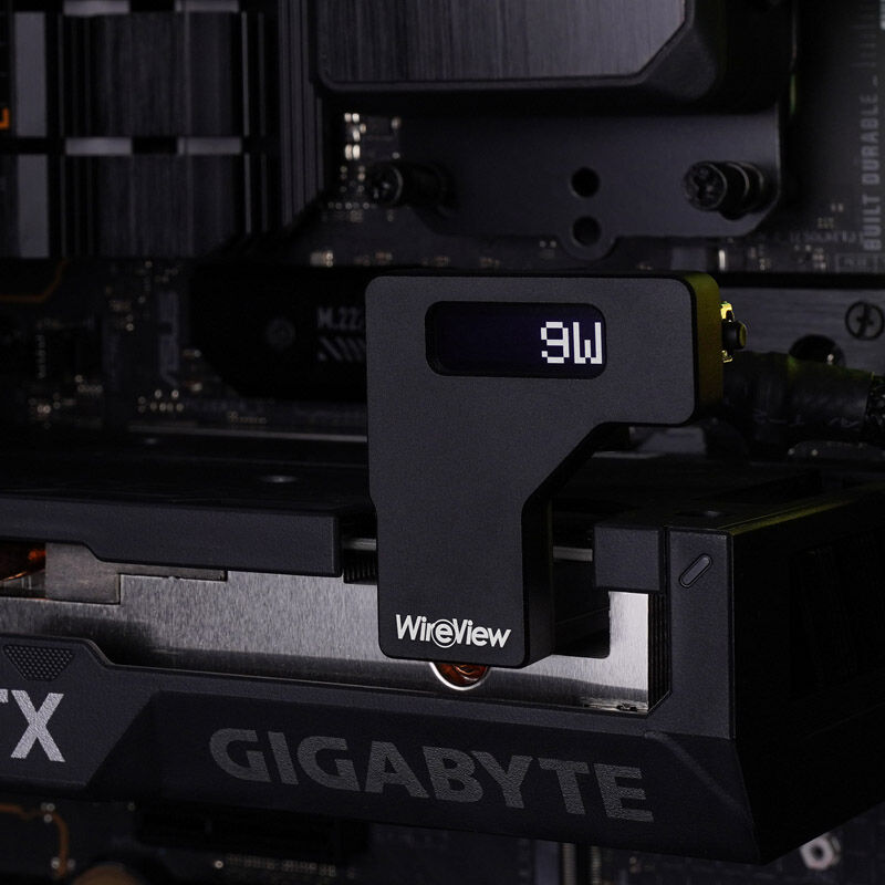 Thermal Grizzly WireView GPU strømmåler kabeldetalj