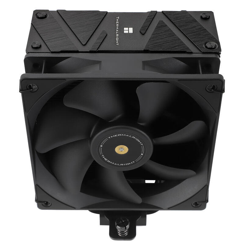 Detalj av Thermalright Assassin Spirit 120 Evo Dark CPU-kjøler heatpipes