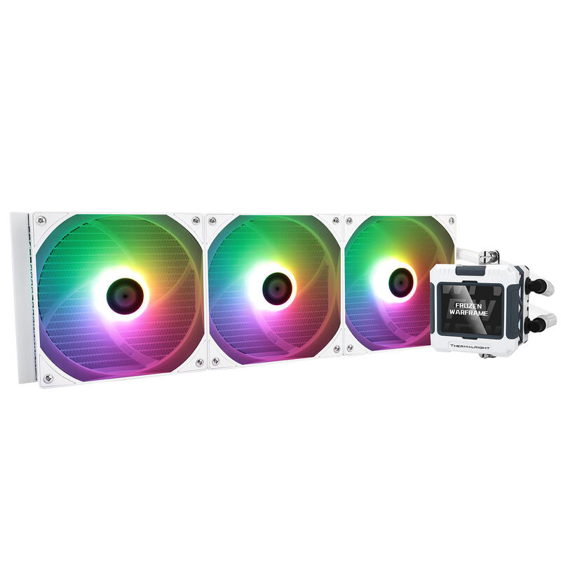 Thermalright Frozen Warframe AIO vannkjøling ARGB 420 mm hvit bakside