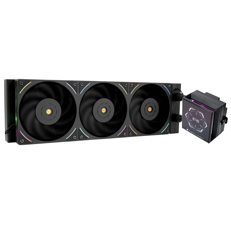 Thermalright Hyper Vision UB AIO vannkjøling 360 mm ARGB LCD svart forfra