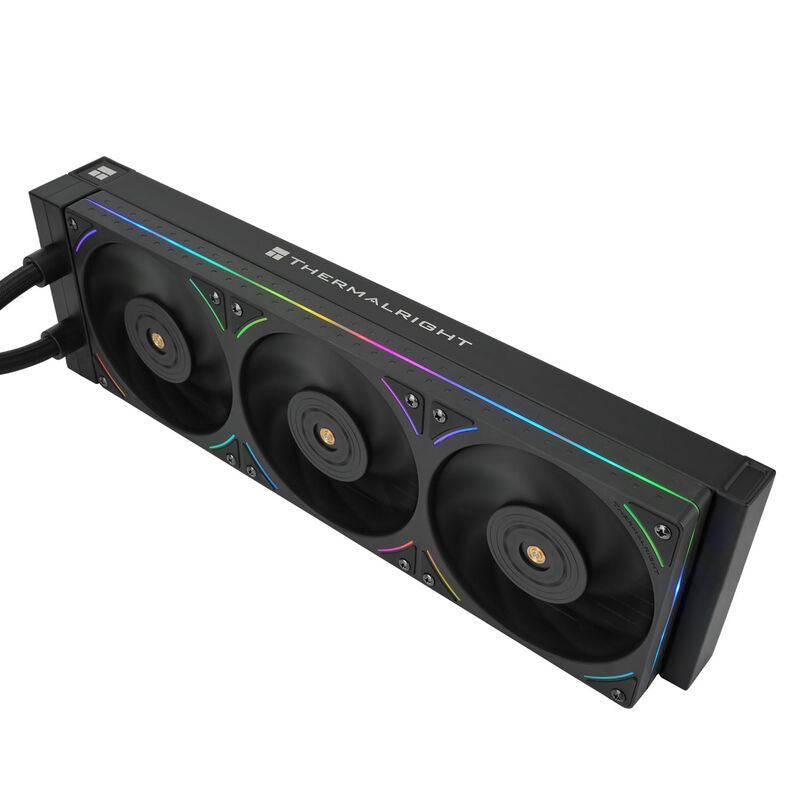 Thermalright Hyper Vision UB AIO vannkjøling 360 mm ARGB LCD svart nærbilde av LCD-skjerm