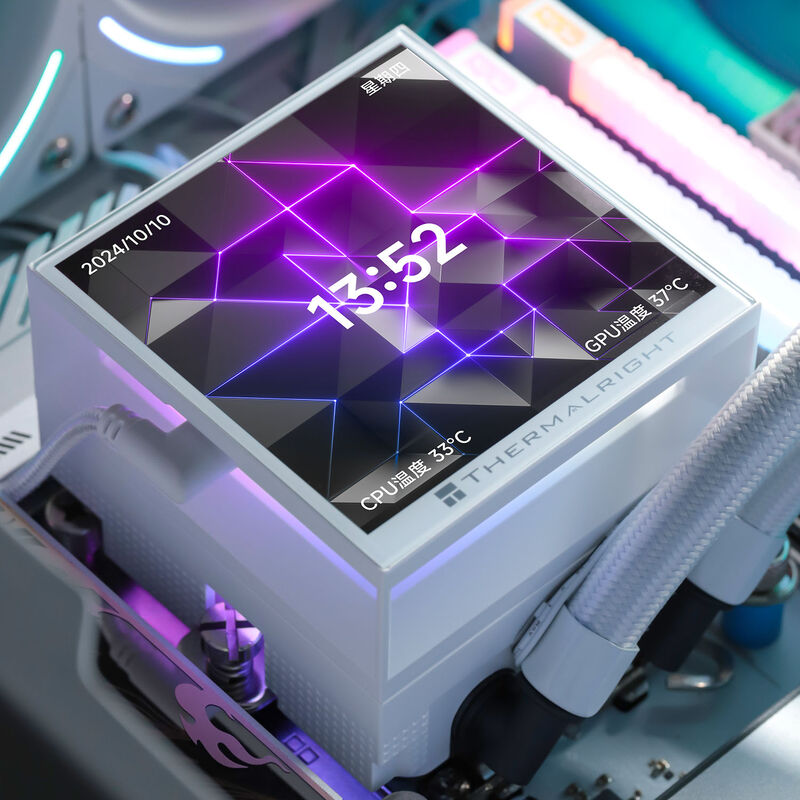 Thermalright Hyper Vision UB AIO vannkjøling 360 mm ARGB LCD hvit pakking