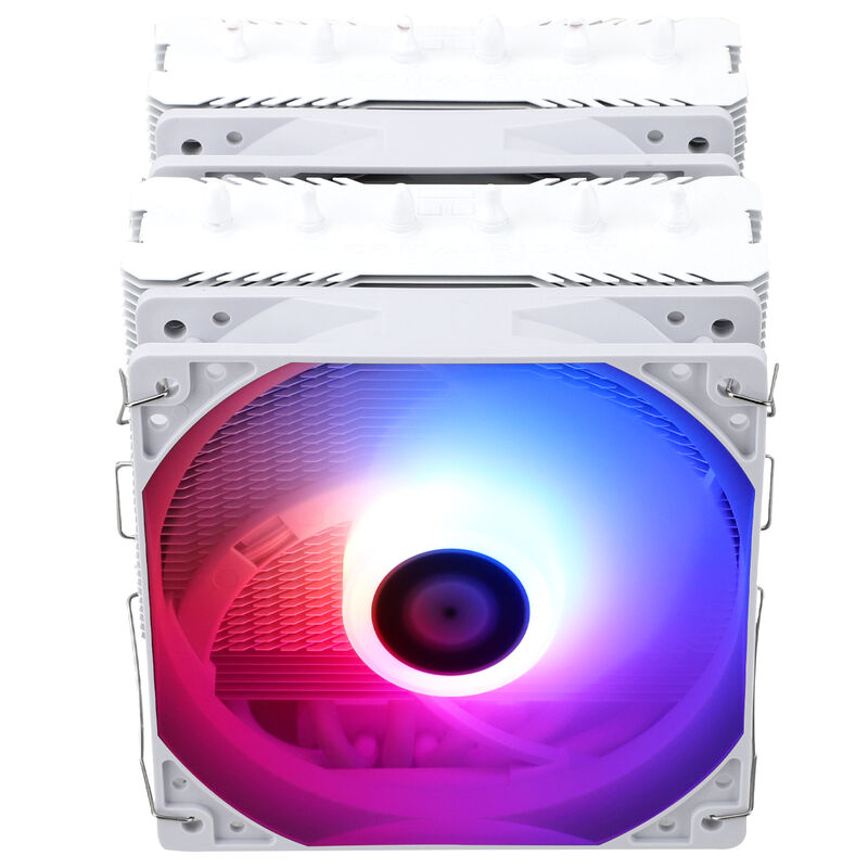 Detaljbilde av Thermalright Peerless Assassin 120 SE ARGB CPU-kjøler hvit