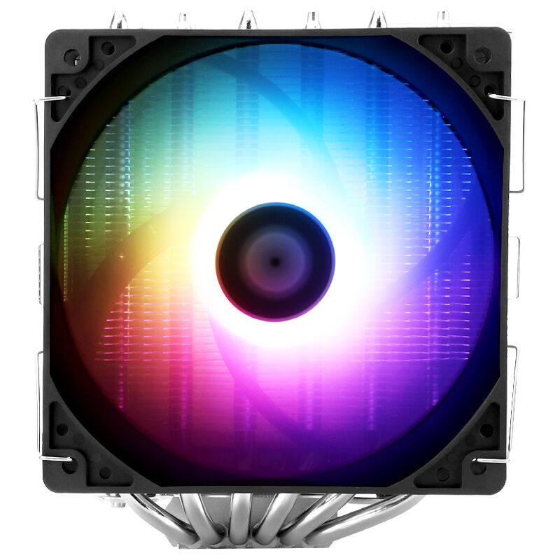 Thermalright Peerless Assassin 120 SE ARGB CPU-kjøler nærbilde av heatpipes