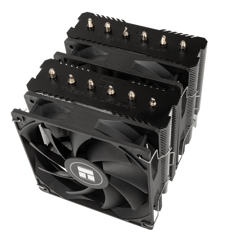 Thermalright Peerless Assassin 120 SE CPU-kjøler dobbelttårn svart bakside