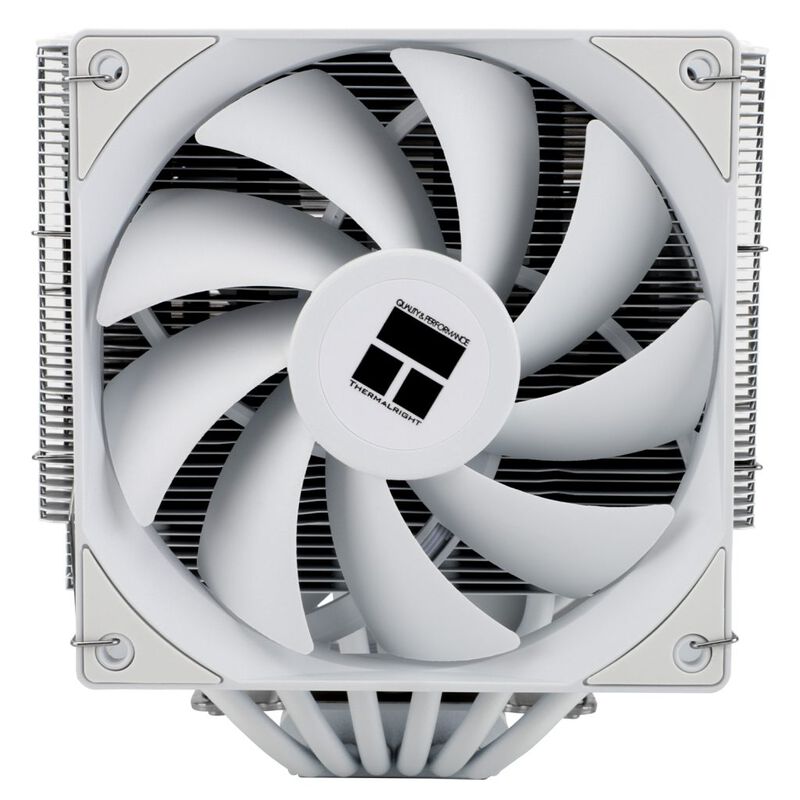 Thermalright Peerless Assassin 140 CPU-kjøler dobbelttårn svart montert i PC