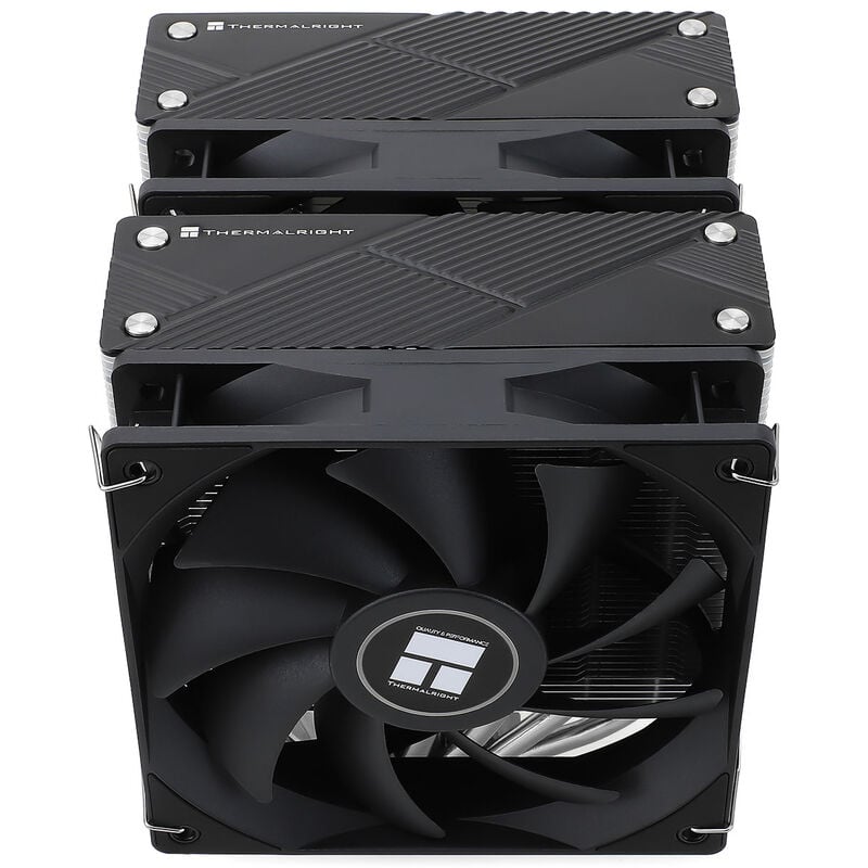 Thermalright Phantom Spirit 120 CPU-kjøler nærbilde av varmeledere