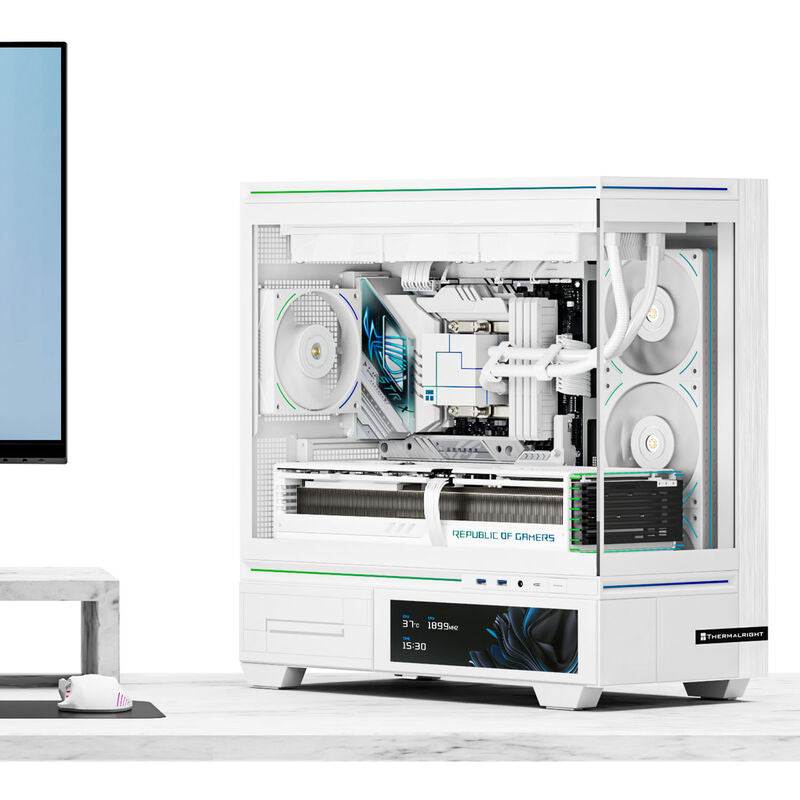 Thermalright TL-M10 Vision kabinett bakside med tilkoblinger