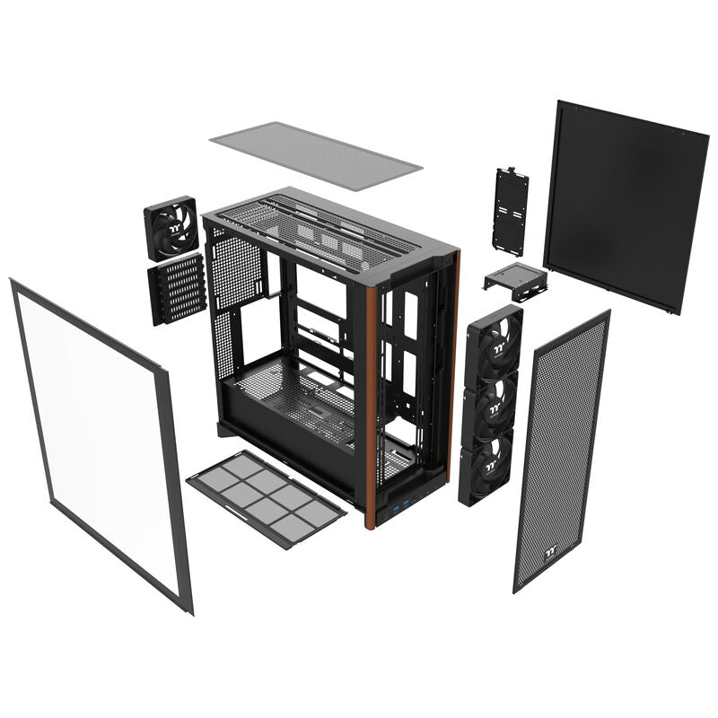Thermaltake S370 WS kabinett midtårn E-ATX herdet glass - Thermaltake