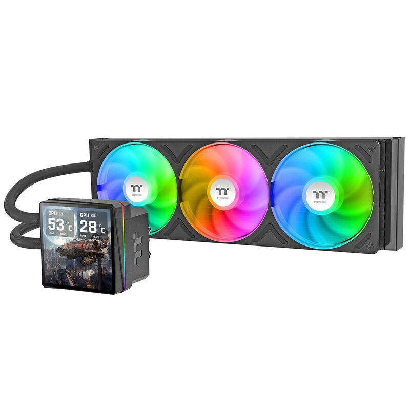 Thermaltake TH360 V3 Ultra ARGB AIO vannkjøling bakside