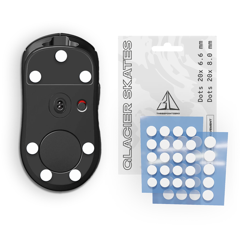 threepointzero Glacier Skates Dot PTFE 40 x 6,5 mm bakside