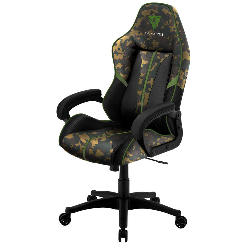 Detalj av ThunderX3 BC1 CAMO gamingstol camo grønn