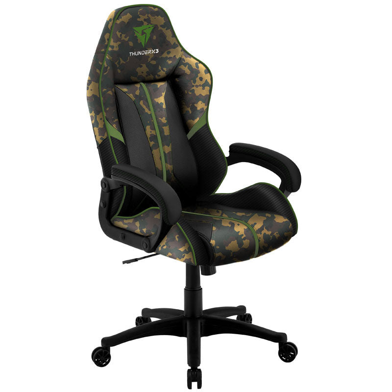 ThunderX3 BC1 CAMO gamingstol camo grønn forfra