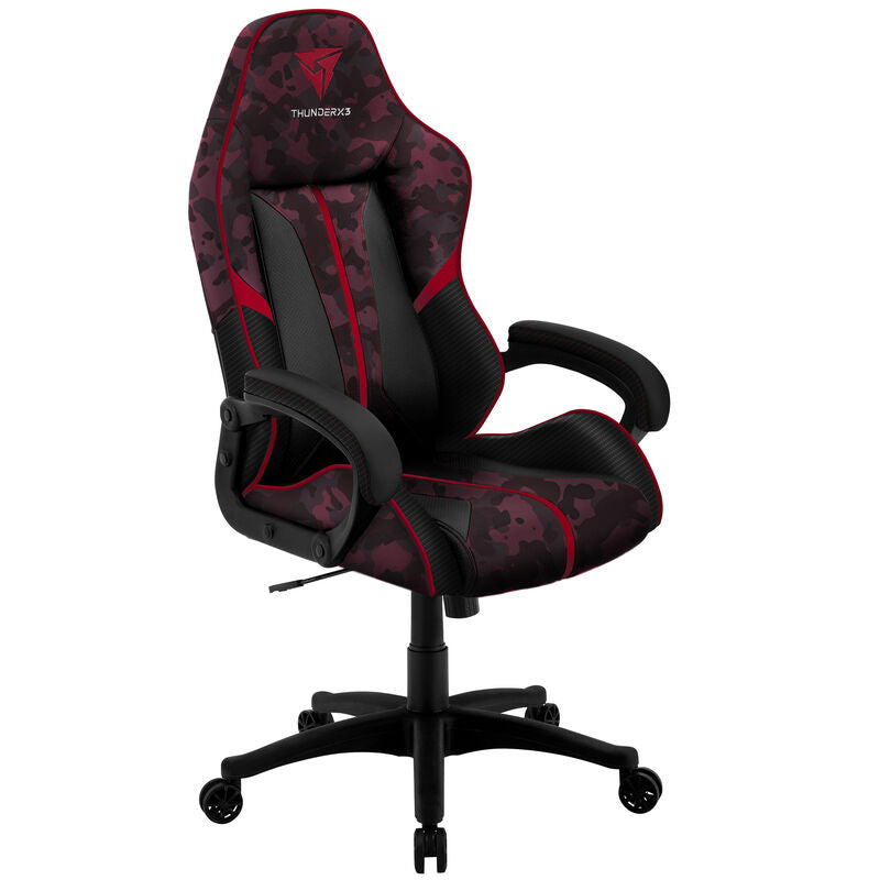 ThunderX3 BC1 CAMO gamingstol camo/rød forfra