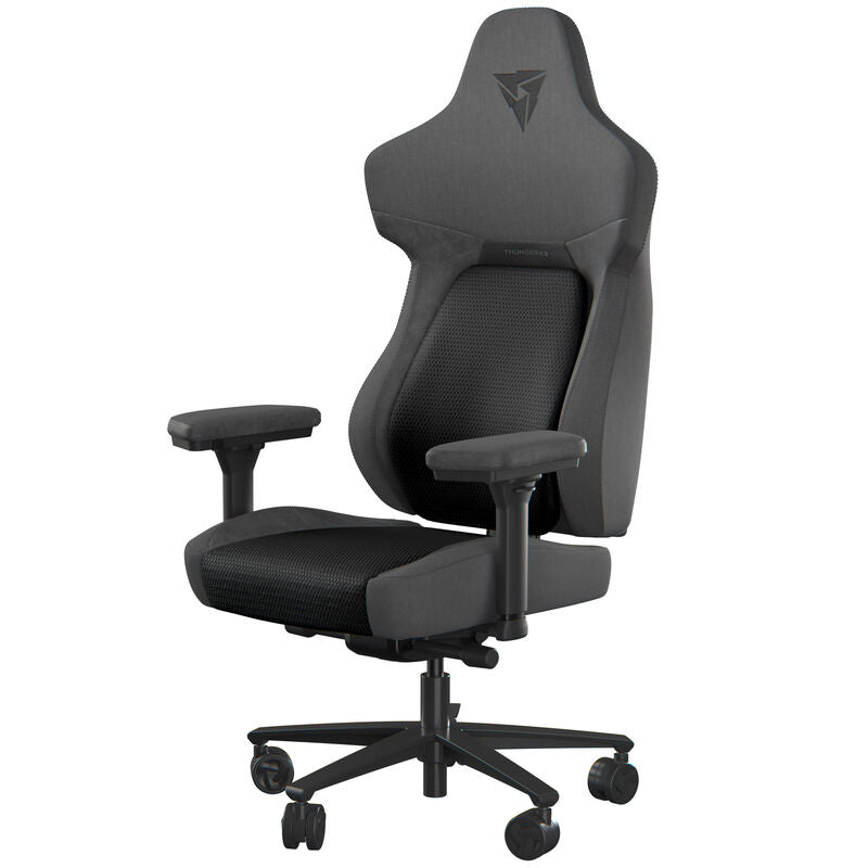 Detalj av ThunderX3 CORE Mesh gamingstol svart mesh stoff