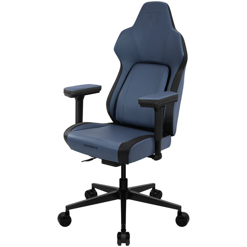 ThunderX3 CORE Smart ergonomisk gamingstol blå bakside