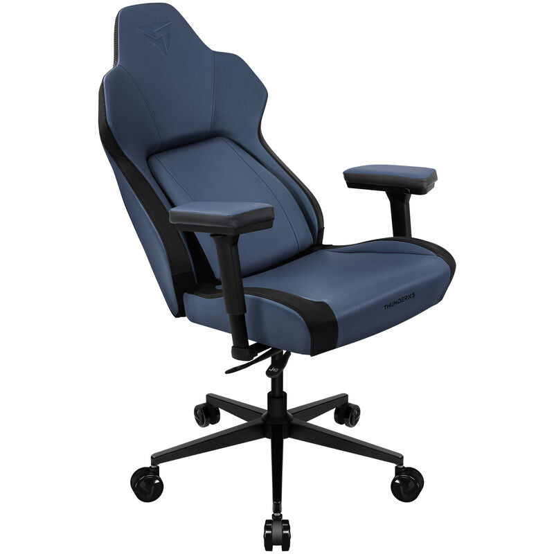 Montert ThunderX3 CORE Smart ergonomisk gamingstol blå i gamingrom