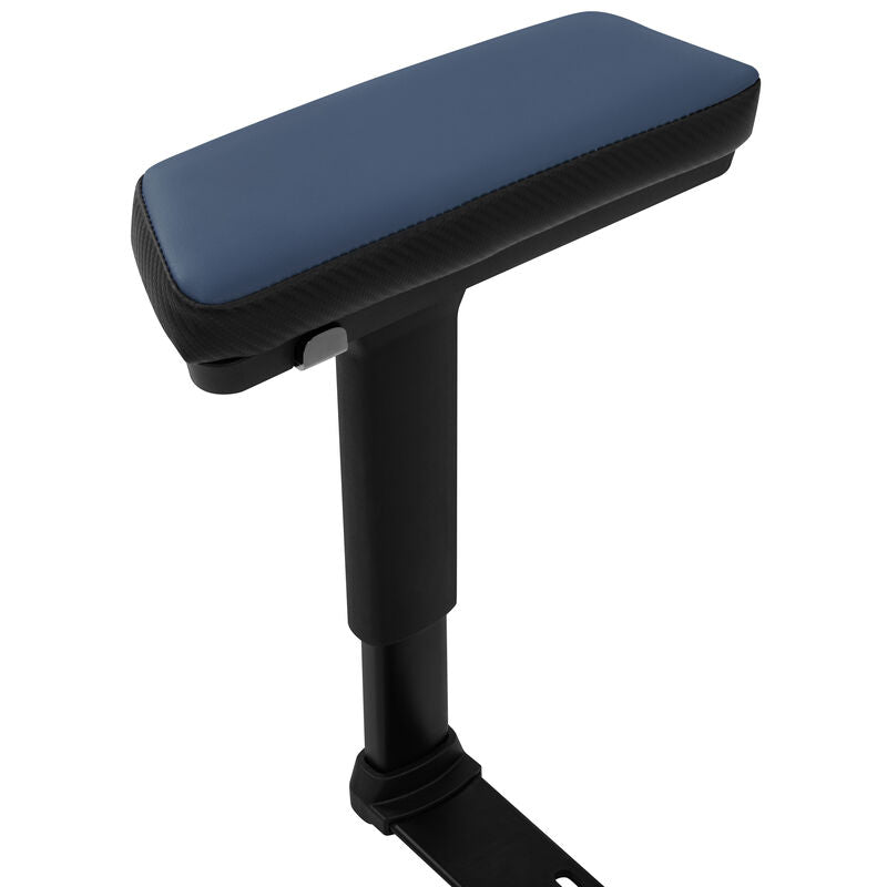 Sideprofil av ThunderX3 CORE Smart ergonomisk gamingstol blå