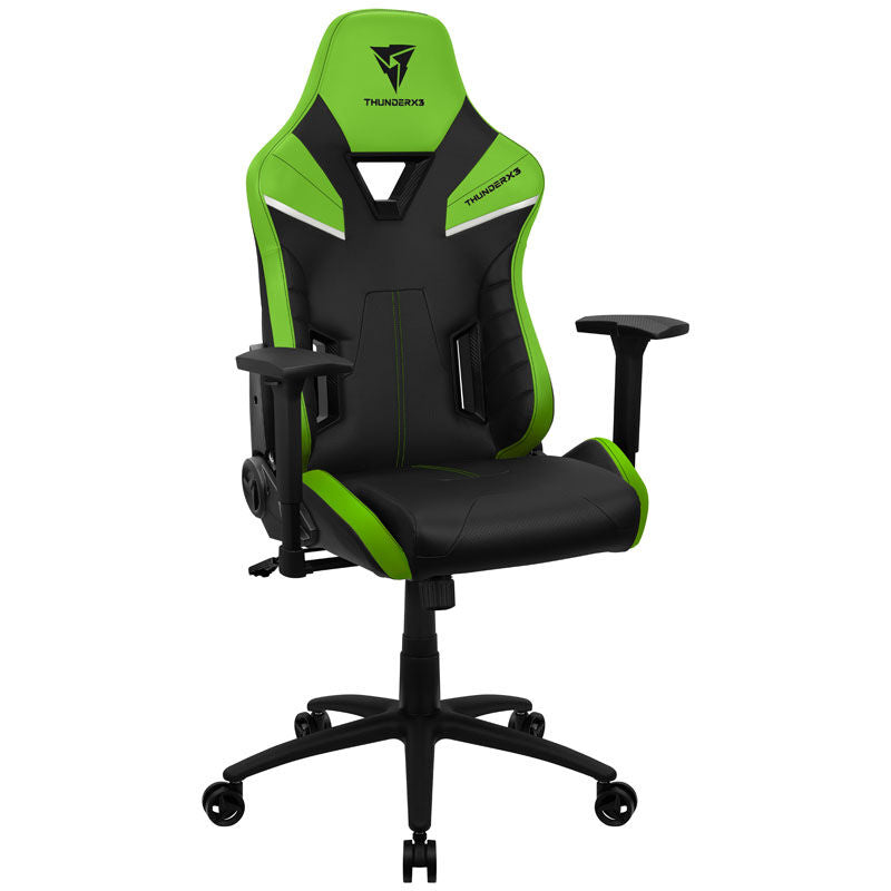 ThunderX3 TC5 gamingstol svart/grønn forfra
