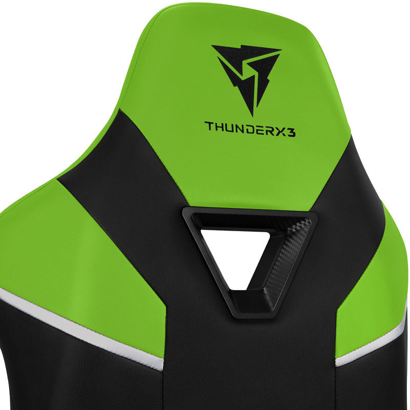 ThunderX3 TC5 gamingstol svart/grønn med lendepude